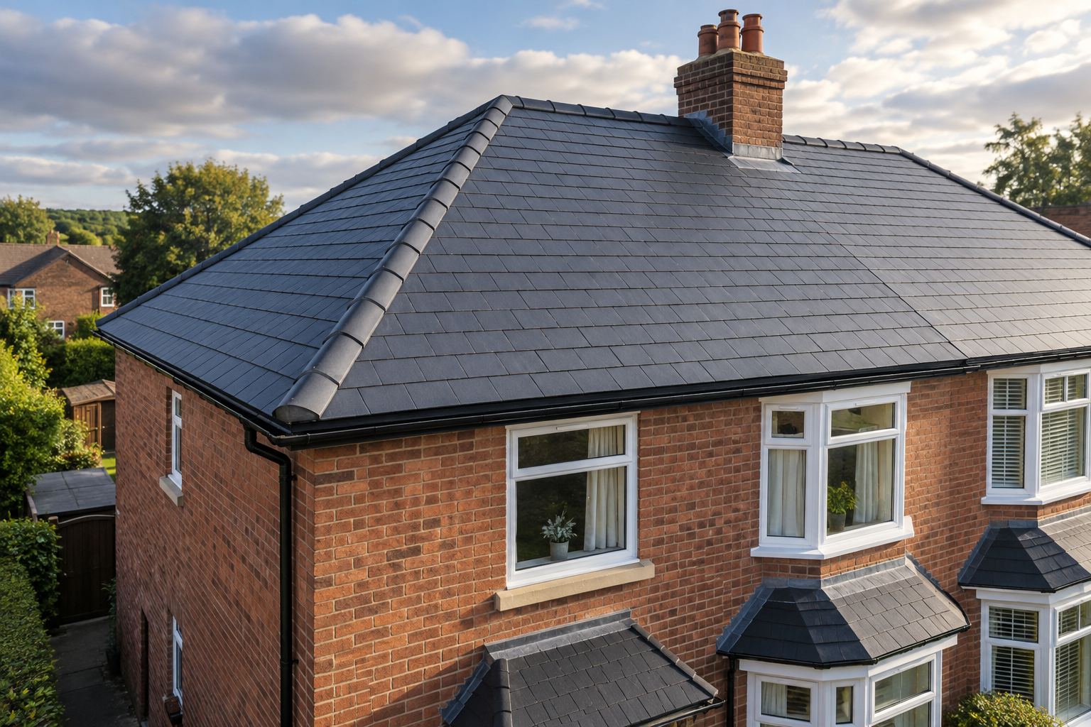 Illustrative roofing project